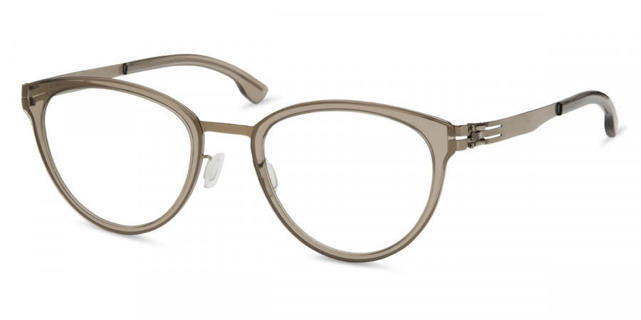 Ic! Berlin Beate J. Bronze-Dune Eyeglasses Side View