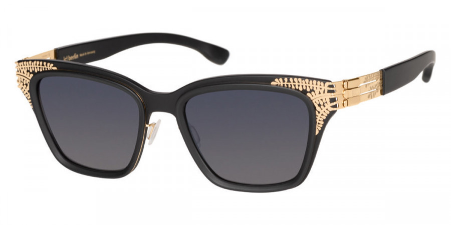 Ic! Berlin Bibhu 02 Rosé-Gold-Black-Matt Sunglasses Side View