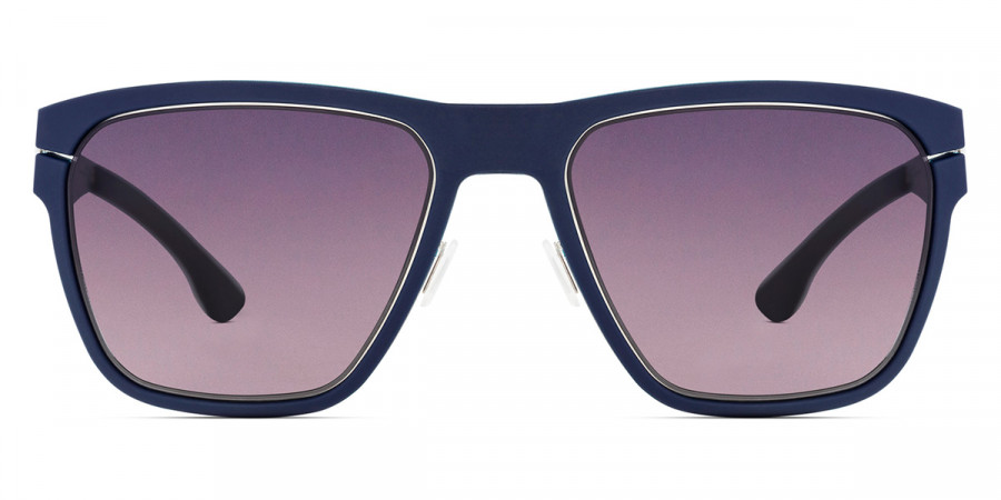 Ic! Berlin Bloc Pearl-Navy-Blue Sunglasses Front View