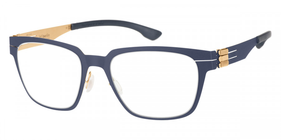 Ic! Berlin Bo Marine Blue/Rose Gold Eyeglasses Side View