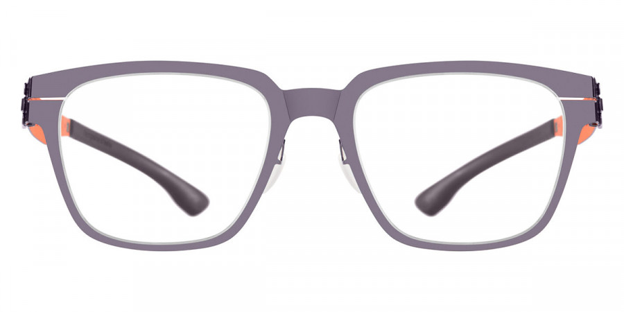 Ic! Berlin Bo Shiny Aubergine/Flame Eyeglasses Front View