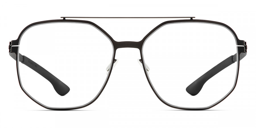 Ic! Berlin Bradly H. Black Eyeglasses Front View