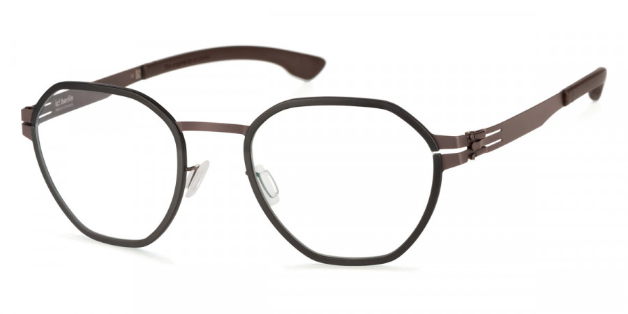 Ic! Berlin Carbon Teak-Black Eyeglasses Side View