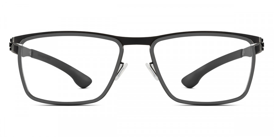 Ic! Berlin Chromium Black-Gun-Metal Eyeglasses Front View