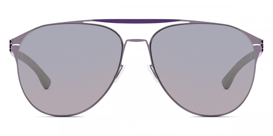 Ic! Berlin Daiying L. Aubergine Crocus Sunglasses Front View