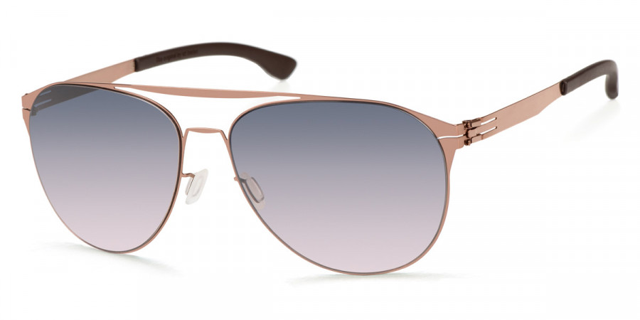 Ic! Berlin Daiying L. Shiny Copper Sunglasses Side View