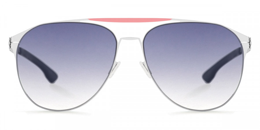 Ic! Berlin Daiying L. Silver Flamingo Sunglasses Front View