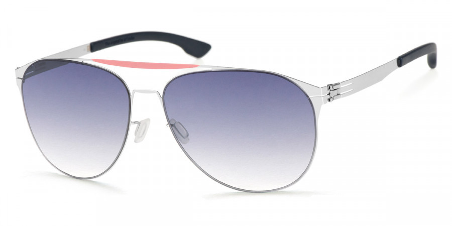 Ic! Berlin Daiying L. Silver Flamingo Sunglasses Side View