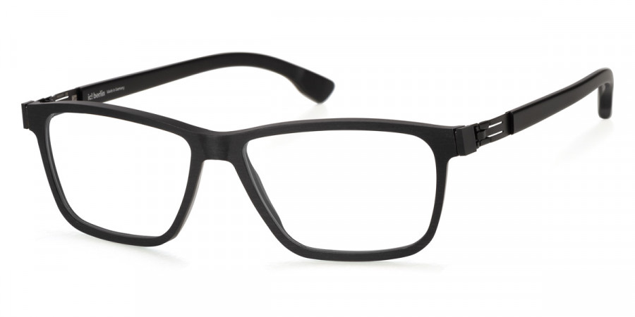 Ic! Berlin Data Black-Rough Eyeglasses Side View