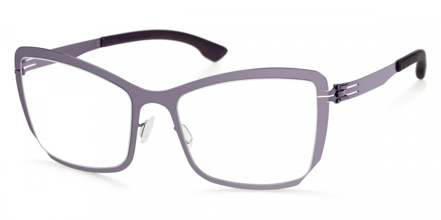 Ic! Berlin Denisa C. Shiny Aubergine Eyeglasses Side View