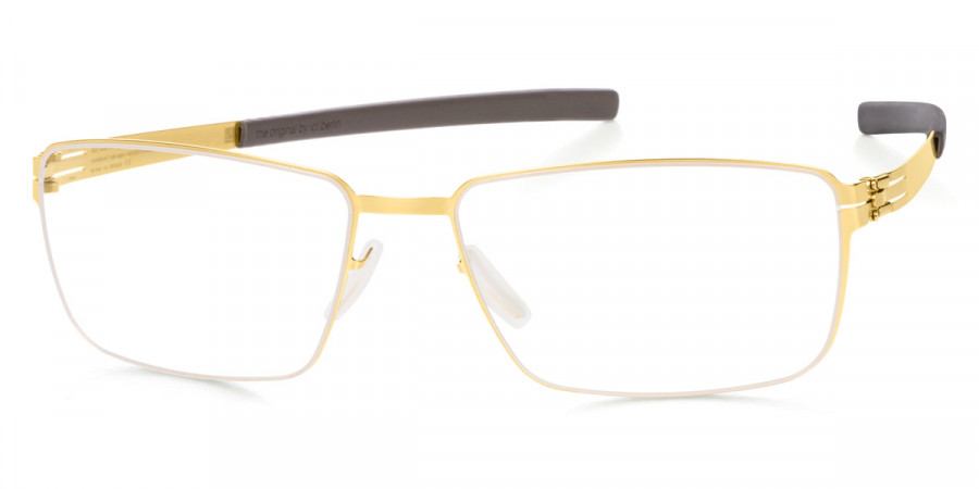 Ic! Berlin Dr. Kauermann Matt-Gold Eyeglasses Side View