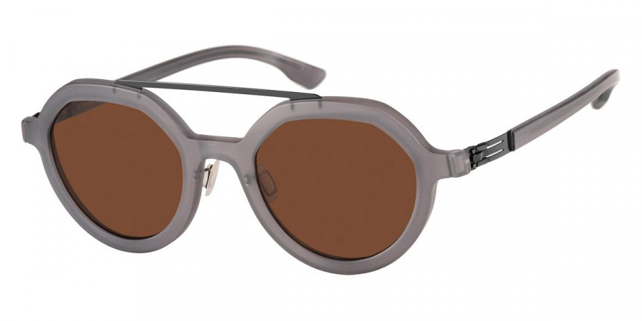 Ic! Berlin Edison Ecogray-Matte-Gun-Metal Sunglasses Side View