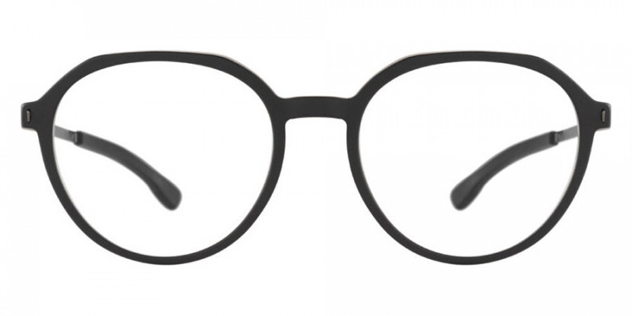 Ic! Berlin Elis Black-Matt Eyeglasses Front View