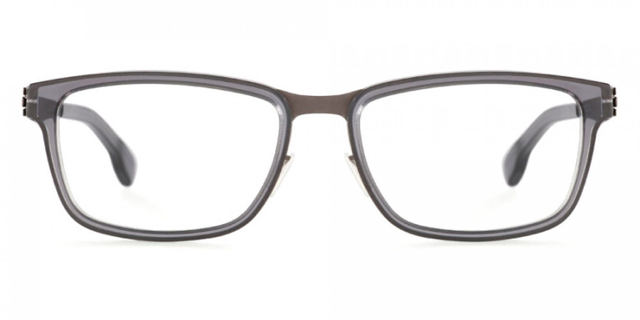 Ic! Berlin Ellner O. Graphite-Blue-Waters Eyeglasses Front View