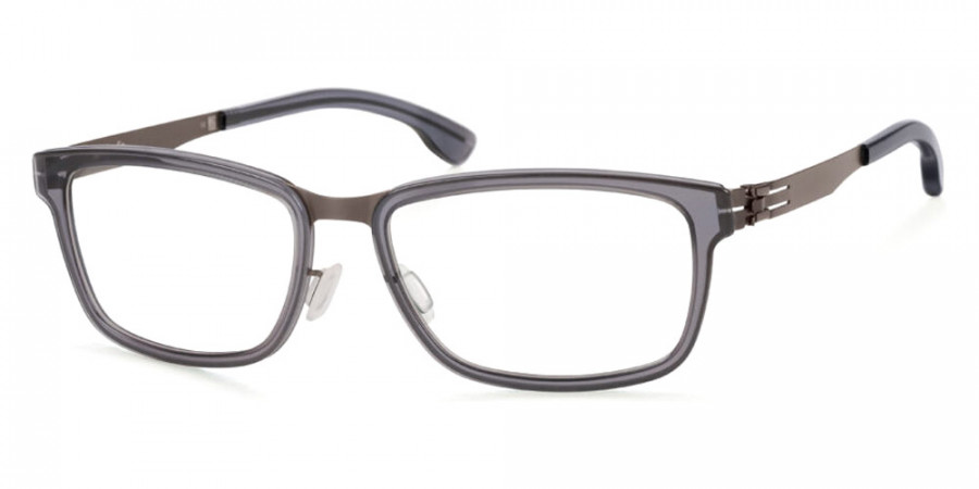 Ic! Berlin Ellner O. Graphite-Blue-Waters Eyeglasses Side View