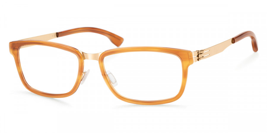 Ic! Berlin Ellner O. Rosé-Gold-Amur Eyeglasses Side View