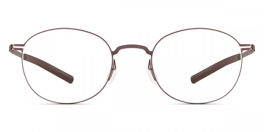 Ic! Berlin Emiyo Teak Eyeglasses Front View