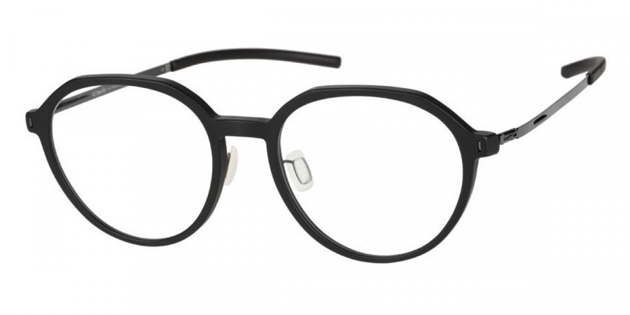 Ic! Berlin Enshi Black-Matt Eyeglasses Side View