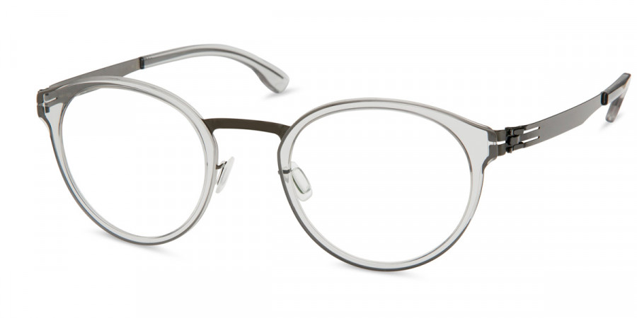 Ic! Berlin Eric D. Gunmetal-Sky-Gray Eyeglasses Side View