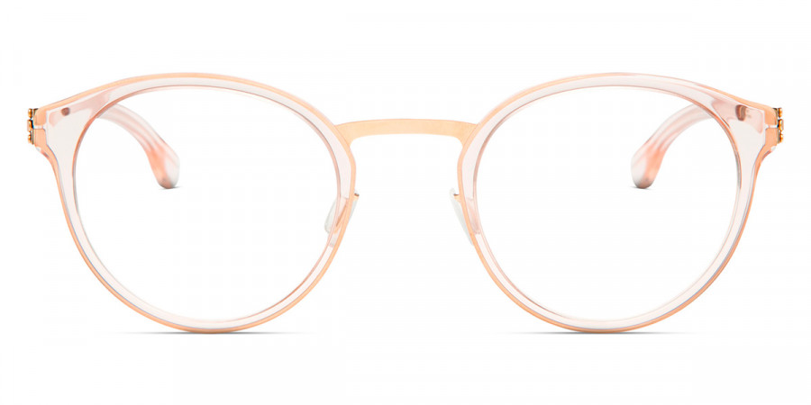 Ic! Berlin Eric D. Rosé-Gold-Ice-Tea Eyeglasses Front View