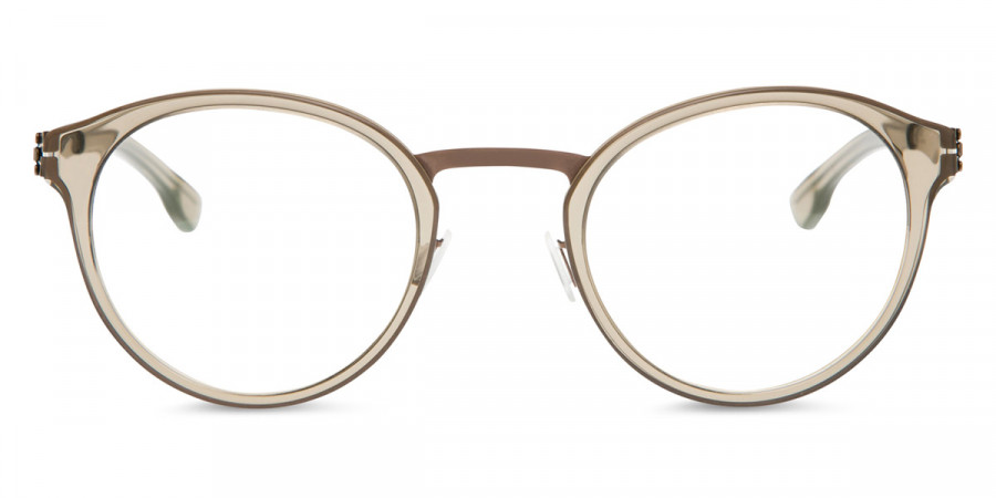 Ic! Berlin Eric D. Teak-Dune Eyeglasses Front View