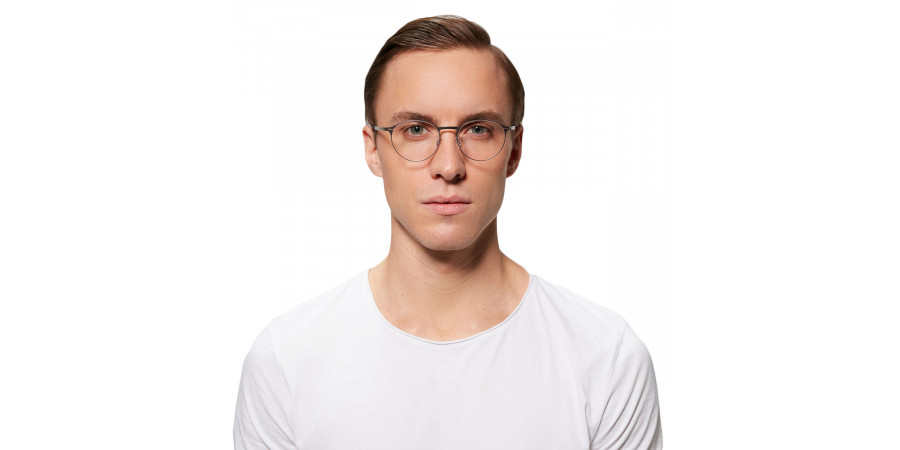 Ic! Berlin Etesians 2.0 Teak Eyeglasses On Male Model