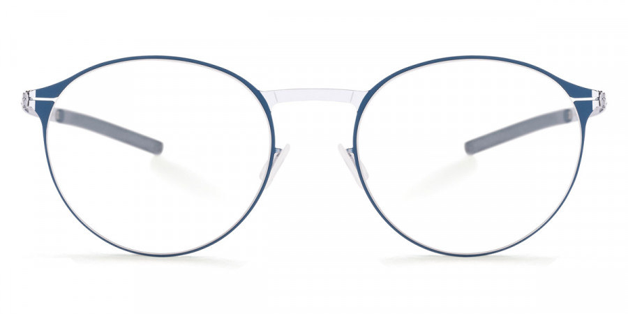 Ic! Berlin Etesians Harbour Silver Circle Eyeglasses Front View