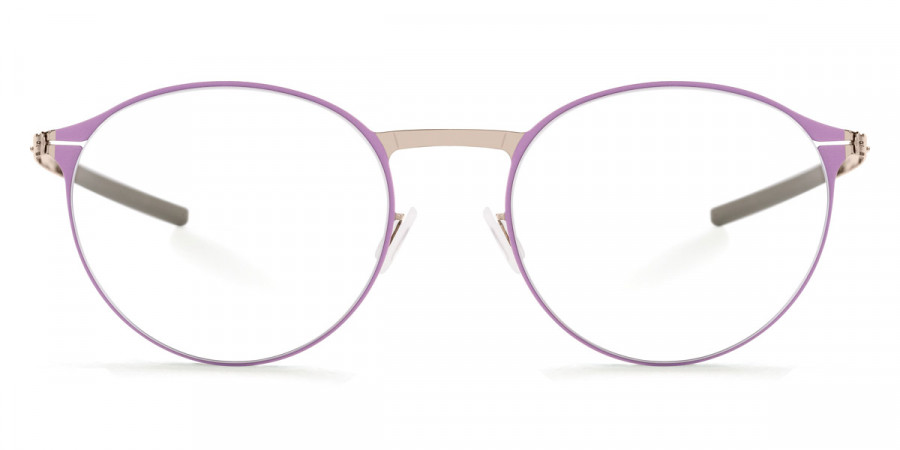 Ic! Berlin Etesians Orchid Bronze Circle Eyeglasses Front View