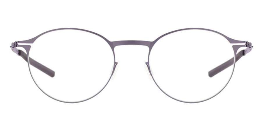 Ic! Berlin Etesians X-Small Shiny Aubergine Eyeglasses Front View