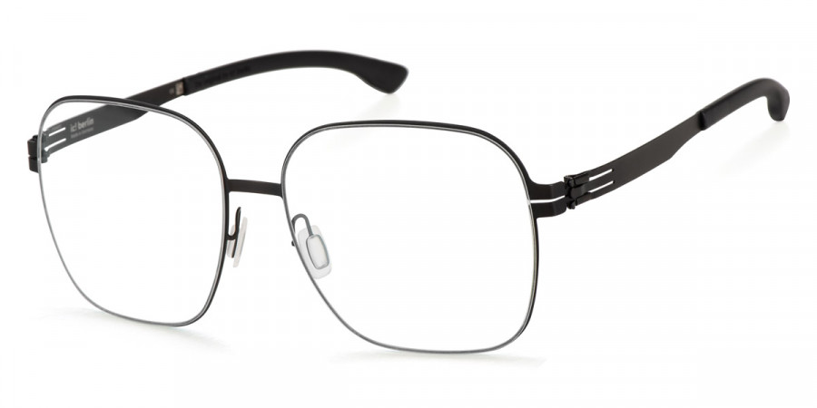 Ic! Berlin Factory Black Eyeglasses Side View