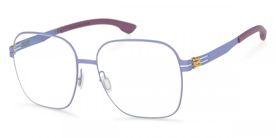 Ic! Berlin Factory Gold Lilac Eyeglasses Side View