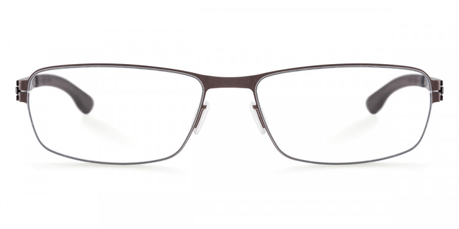 Ic! Berlin Fadi Z. Teak Eyeglasses Front View