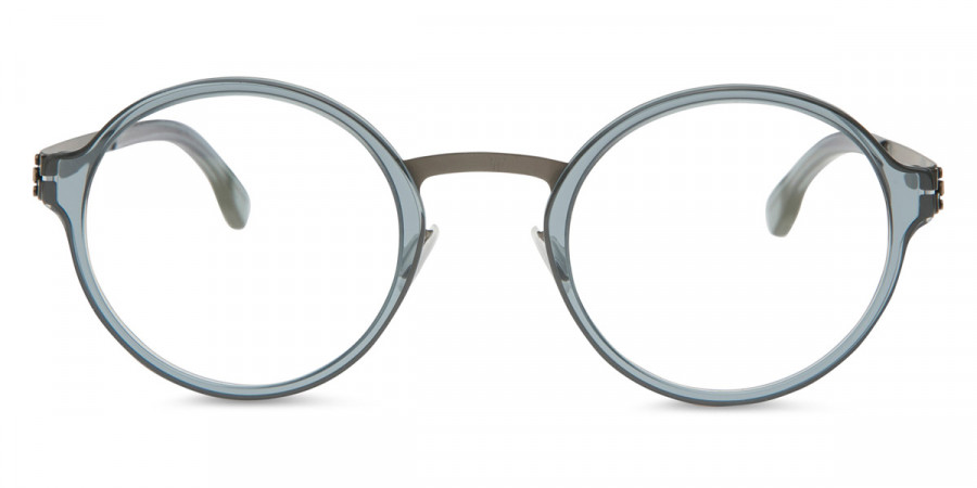 Ic! Berlin Felix L. Graphite-Petroleum Eyeglasses Front View