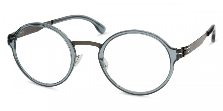 Ic! Berlin Felix L. Graphite-Petroleum Eyeglasses Side View