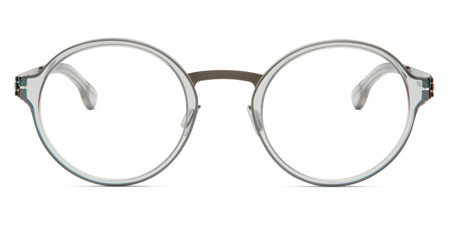 Ic! Berlin Felix L. Gunmetal-Sky-Gray Eyeglasses Front View