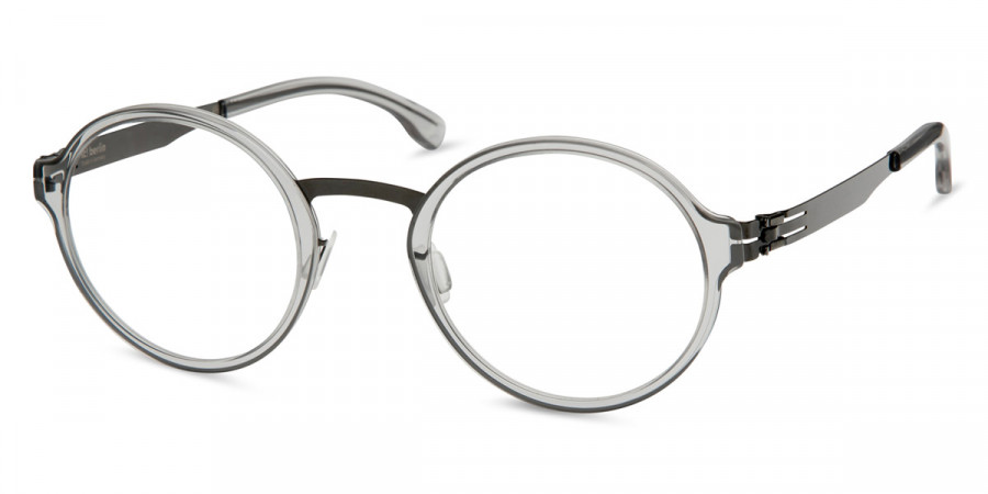 Ic! Berlin Felix L. Gunmetal-Sky-Gray Eyeglasses Side View