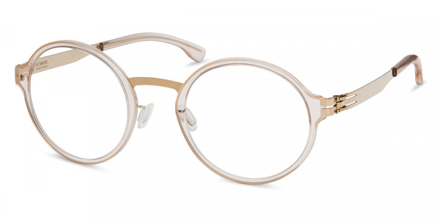 Ic! Berlin Felix L. Rosé-Gold-Ice-Tea Eyeglasses Side View