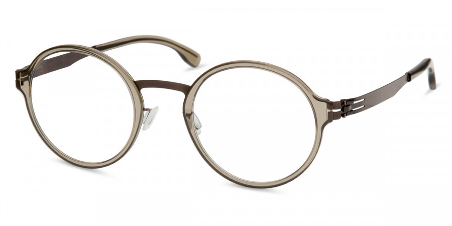 Ic! Berlin Felix L. Teak-Dune Eyeglasses Side View