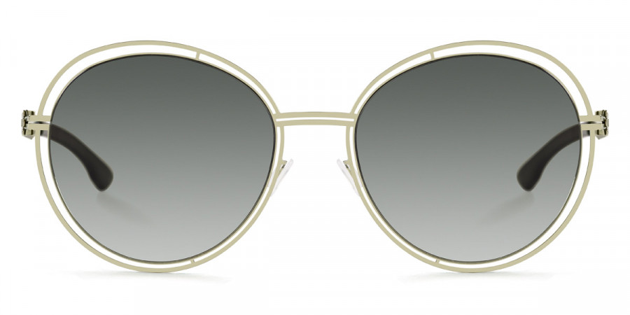 Ic! Berlin Flanieren Electric-Light-Olive Sunglasses Front View