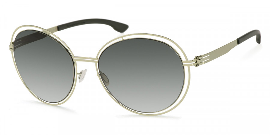 Ic! Berlin Flanieren Electric-Light-Olive Sunglasses Side View