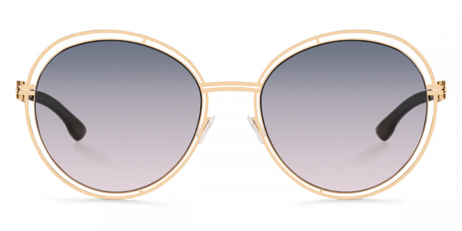 Ic! Berlin Flanieren Rosé-Gold Sunglasses Front View