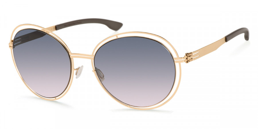 Ic! Berlin Flanieren Rosé-Gold Sunglasses Side View