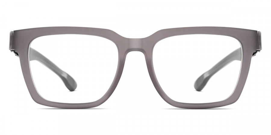 Ic! Berlin Geoffrey Ecogray Matte Eyeglasses Front View