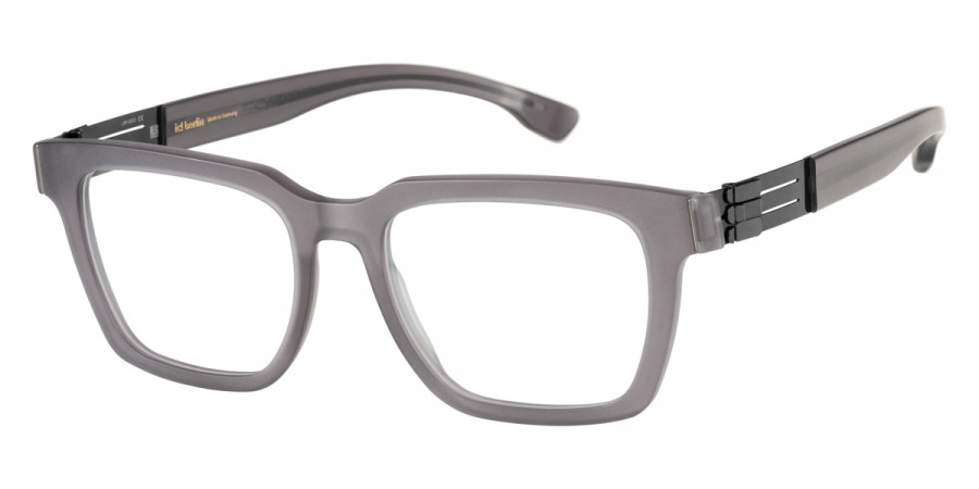 Ic! Berlin Geoffrey Ecogray Matte Eyeglasses Side View