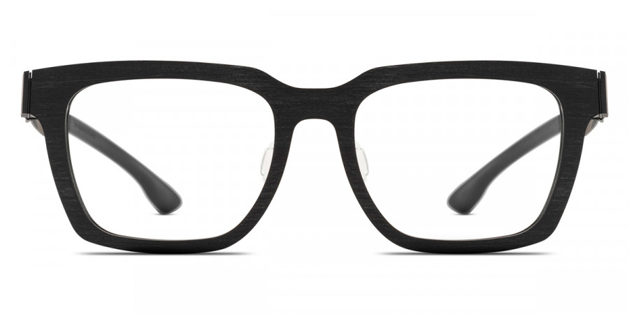 Ic! Berlin George Ecoblack Rough Eyeglasses Front View