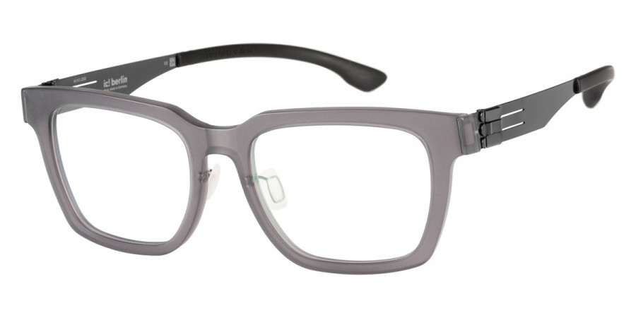 Ic! Berlin George Ecogray Matt Eyeglasses Side View