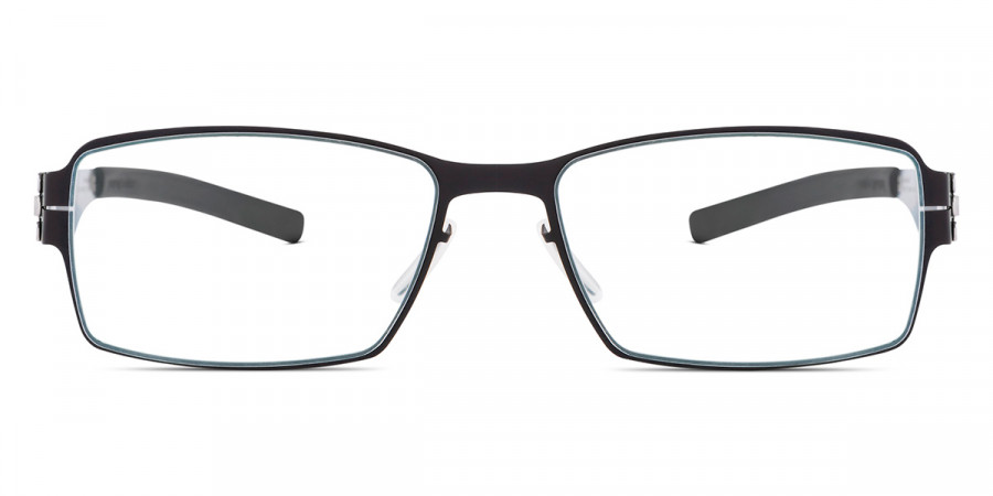 Ic! Berlin Gilbert T. Black Eyeglasses Front View