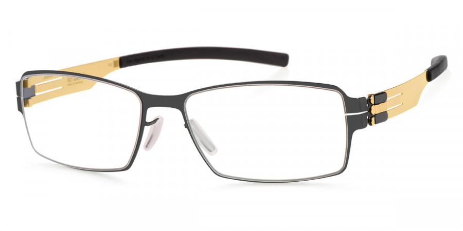 Ic! Berlin Gilbert T. Gunmetal Eyeglasses Side View