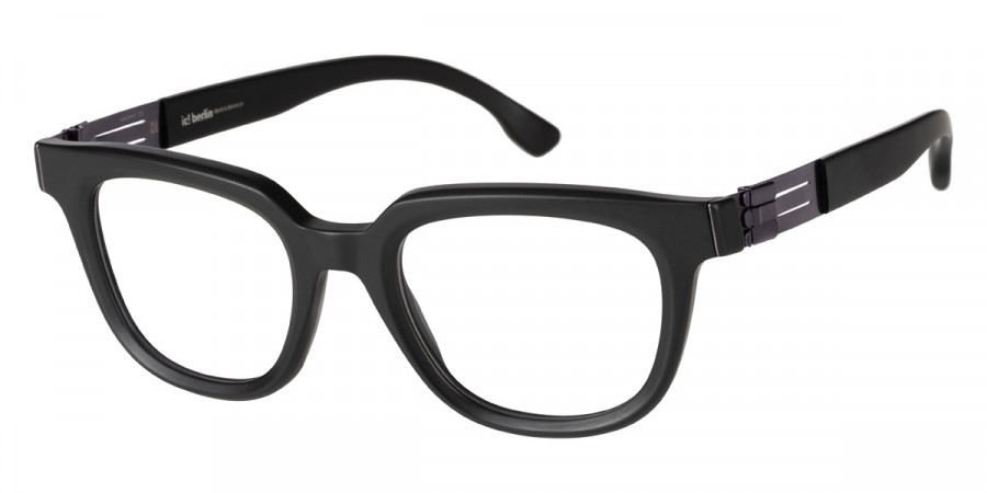 Ic! Berlin Gill Black Matte Eyeglasses Side View