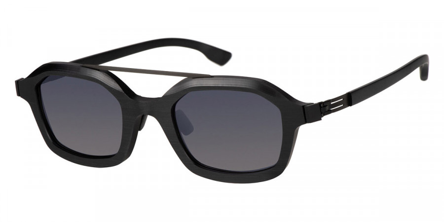 Ic! Berlin Graham EcoBlack Rough/Black Sunglasses Side View